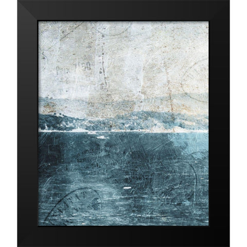 Sea Life Black Modern Wood Framed Art Print by Grey, Jace