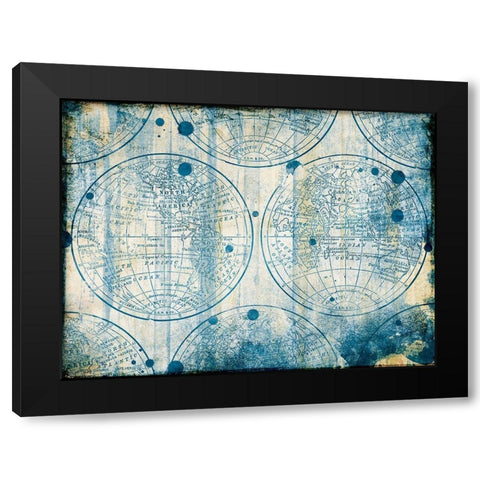 Make History Black Modern Wood Framed Art Print with Double Matting by Grey, Jace
