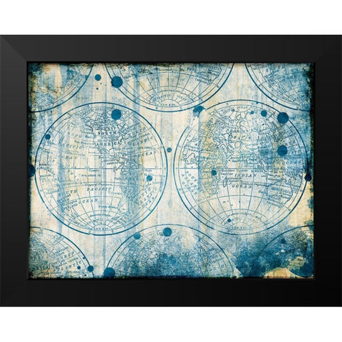 Make History Black Modern Wood Framed Art Print by Grey, Jace
