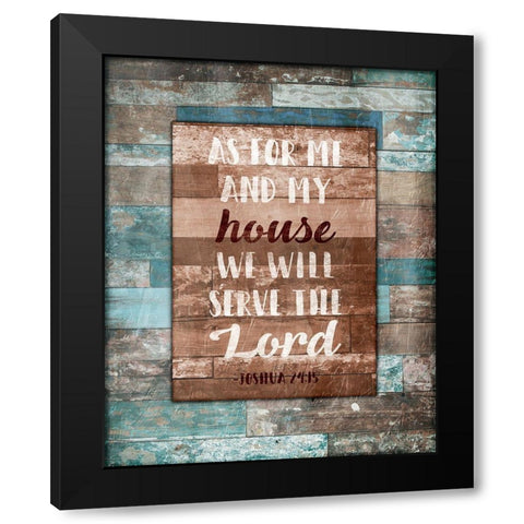 Serve Black Modern Wood Framed Art Print with Double Matting by Grey, Jace