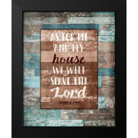 Serve Black Modern Wood Framed Art Print by Grey, Jace