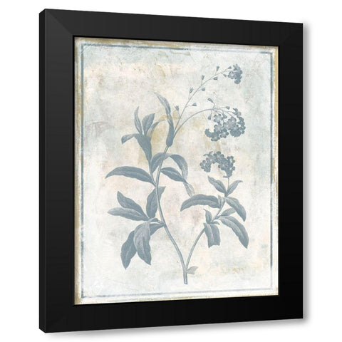 Sky Floral Two Black Modern Wood Framed Art Print by Grey, Jace
