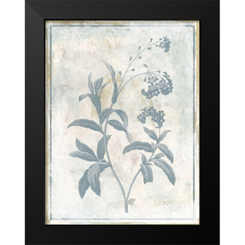 Sky Floral Two Black Modern Wood Framed Art Print by Grey, Jace