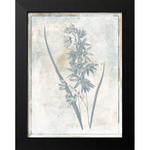 Sky Floral Three Black Modern Wood Framed Art Print by Grey, Jace