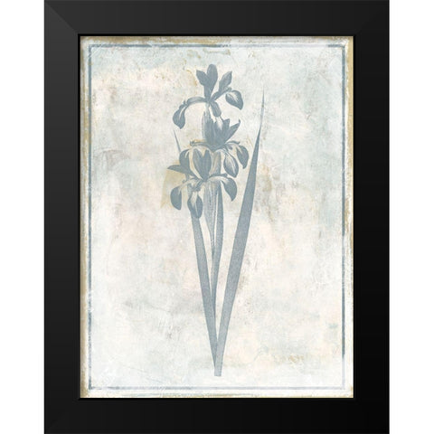Sky Floral Four Black Modern Wood Framed Art Print by Grey, Jace