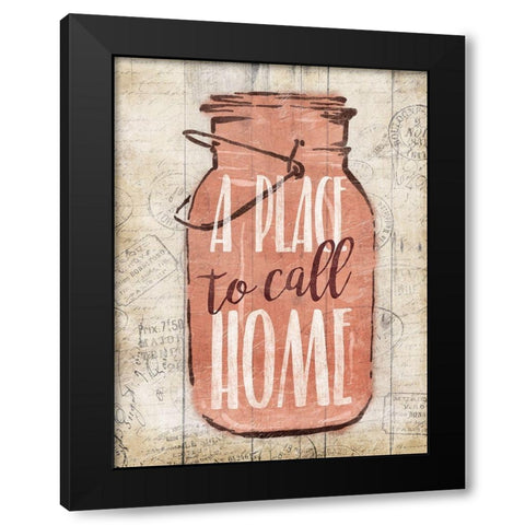 A Jar To Call Home Black Modern Wood Framed Art Print with Double Matting by Grey, Jace