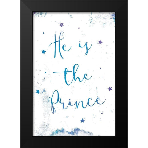 Star Prince Black Modern Wood Framed Art Print by Grey, Jace