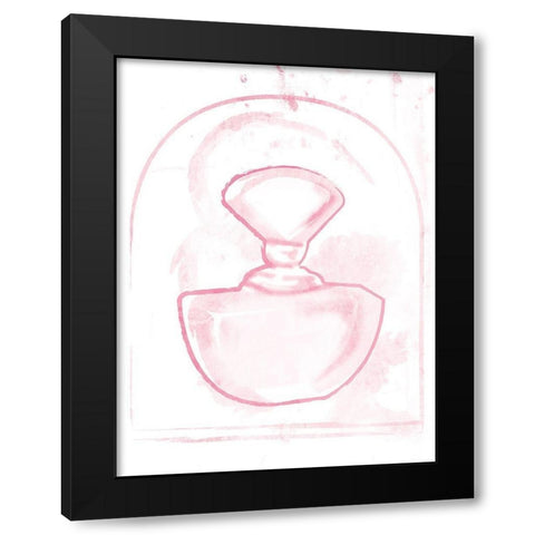 Pink Perfume One Black Modern Wood Framed Art Print with Double Matting by Grey, Jace