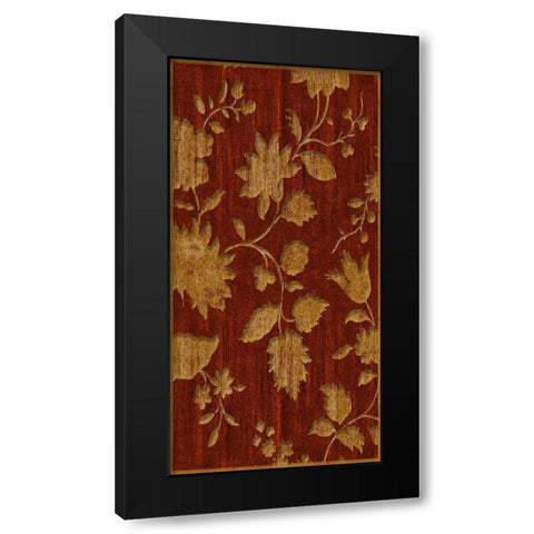 Wall Flowers Black Modern Wood Framed Art Print by Grey, Jace