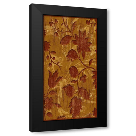 Wall Flowers Mate Black Modern Wood Framed Art Print with Double Matting by Grey, Jace
