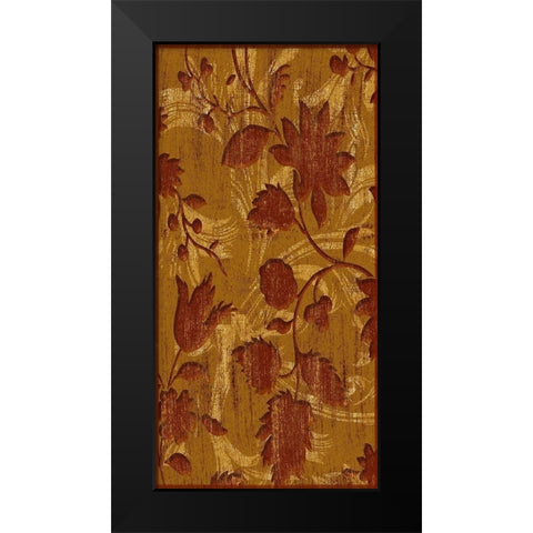 Wall Flowers Mate Black Modern Wood Framed Art Print by Grey, Jace