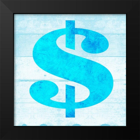 SHIFT KEY $ Black Modern Wood Framed Art Print by Grey, Jace