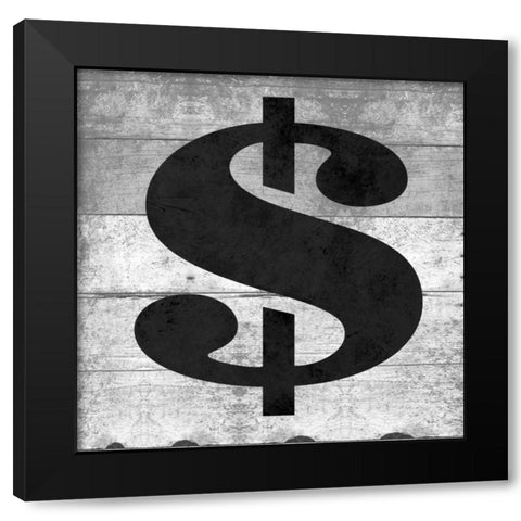 SHIFT KEY $ Black Modern Wood Framed Art Print by Grey, Jace