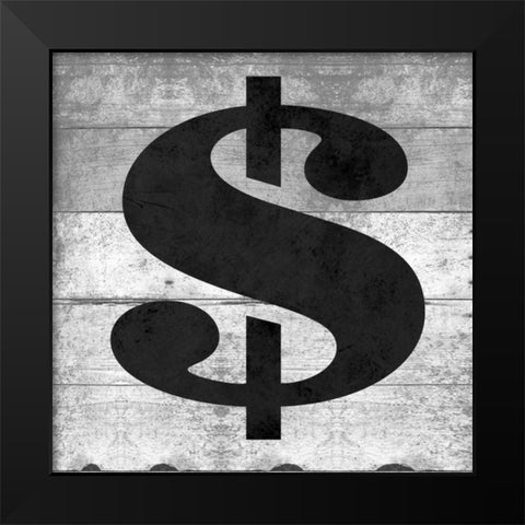 SHIFT KEY $ Black Modern Wood Framed Art Print by Grey, Jace