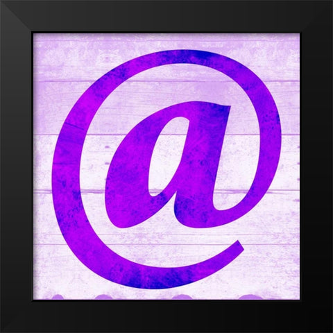 SHIFT KEY @ Black Modern Wood Framed Art Print by Grey, Jace