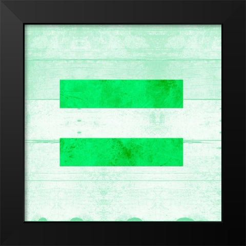 SHIFT KEY = Black Modern Wood Framed Art Print by Grey, Jace