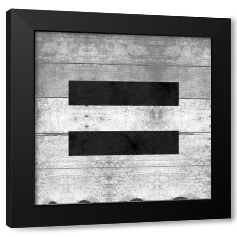 SHIFT KEY = Black Modern Wood Framed Art Print with Double Matting by Grey, Jace