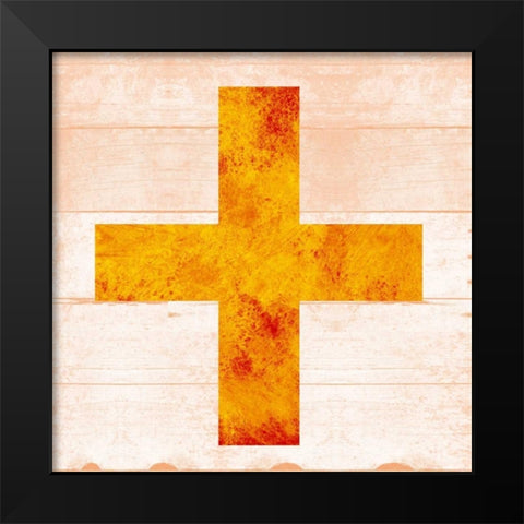 SHIFT KEY + Black Modern Wood Framed Art Print by Grey, Jace