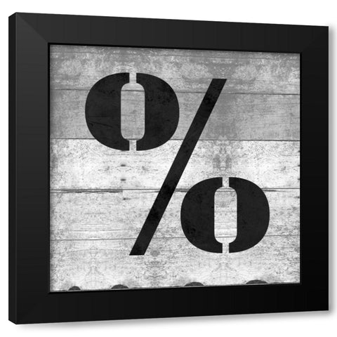 SHIFT KEY% Black Modern Wood Framed Art Print with Double Matting by Grey, Jace