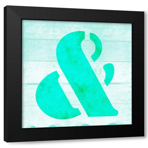 SHIFT KEY Black Modern Wood Framed Art Print by Grey, Jace