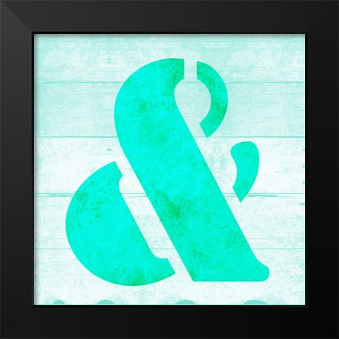 SHIFT KEY Black Modern Wood Framed Art Print by Grey, Jace
