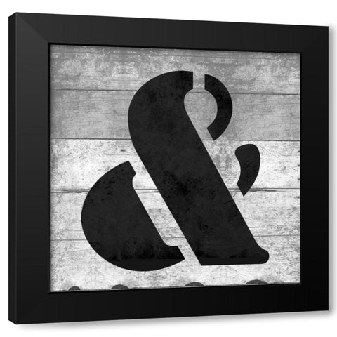 SHIFT KEYand Black Modern Wood Framed Art Print with Double Matting by Grey, Jace