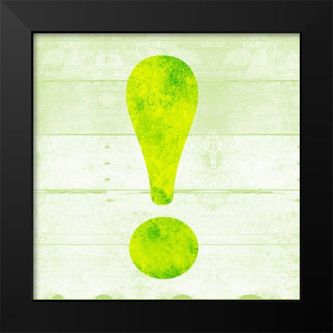 SHIFT KEY ! Black Modern Wood Framed Art Print by Grey, Jace