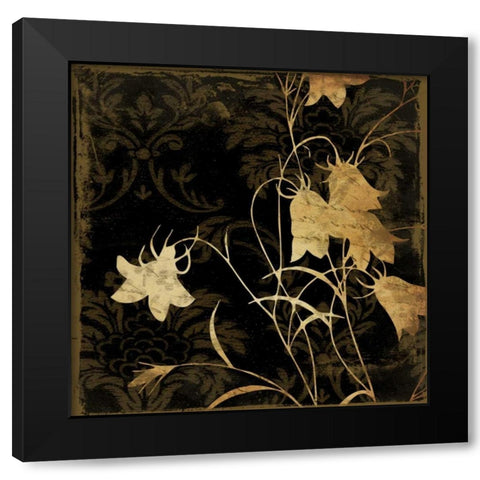 Silo flower 2 Black Modern Wood Framed Art Print by Grey, Jace