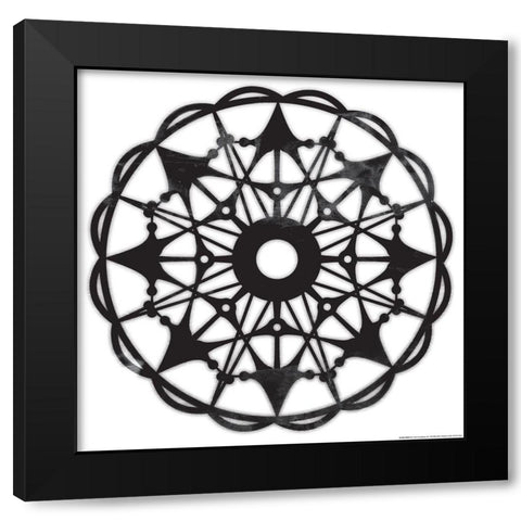 Light Spaces Black Modern Wood Framed Art Print by Grey, Jace