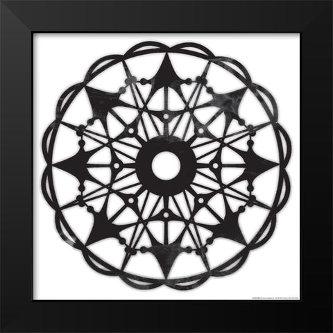 Light Spaces Black Modern Wood Framed Art Print by Grey, Jace