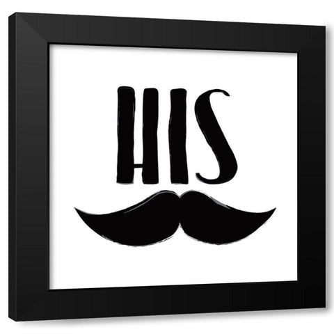 His Stash Black Modern Wood Framed Art Print by Grey, Jace