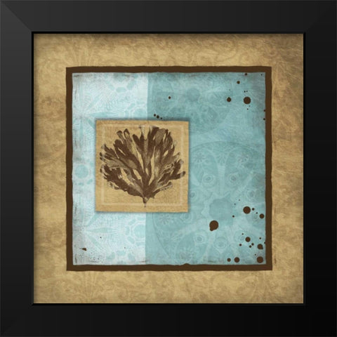 Calm bordered Black Modern Wood Framed Art Print by Grey, Jace