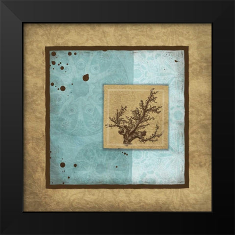 Relax Bordered Black Modern Wood Framed Art Print by Grey, Jace