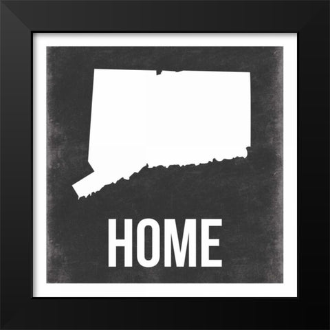 CT Black Modern Wood Framed Art Print by Grey, Jace