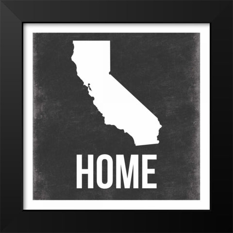 Cali Black Modern Wood Framed Art Print by Grey, Jace