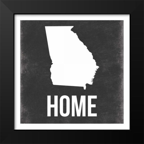 Georgia Black Modern Wood Framed Art Print by Grey, Jace