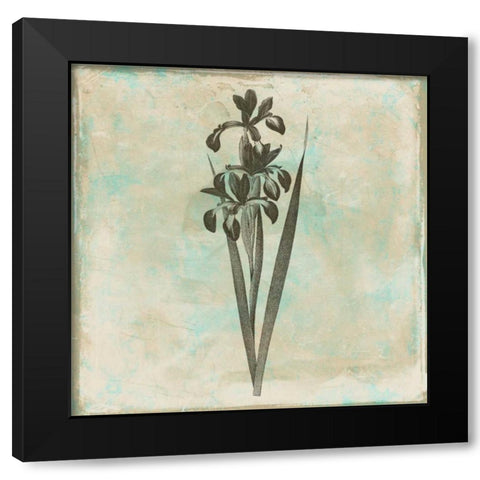 Earthy floral 1 Black Modern Wood Framed Art Print by Grey, Jace