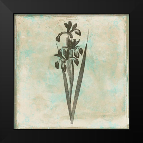 Earthy floral 1 Black Modern Wood Framed Art Print by Grey, Jace