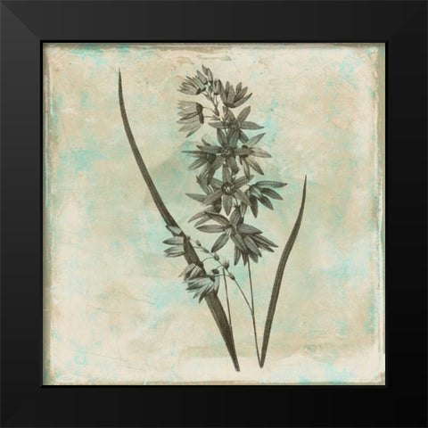 Earthy floral 3 Black Modern Wood Framed Art Print by Grey, Jace
