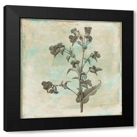 Earthy floral 4 Black Modern Wood Framed Art Print by Grey, Jace