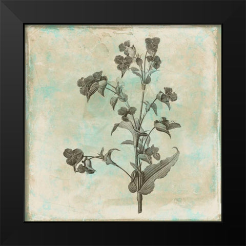 Earthy floral 4 Black Modern Wood Framed Art Print by Grey, Jace
