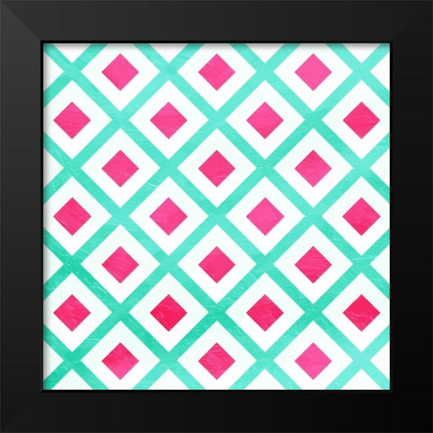 Square turn Black Modern Wood Framed Art Print by Grey, Jace