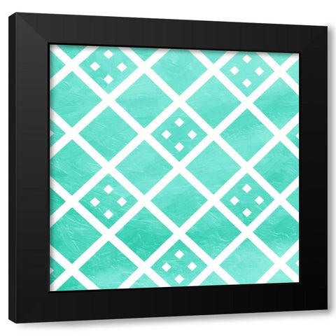 Square Tone Black Modern Wood Framed Art Print by Grey, Jace