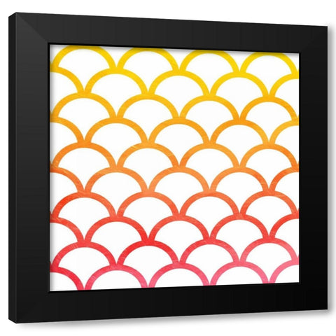 Bright Hills Black Modern Wood Framed Art Print with Double Matting by Grey, Jace