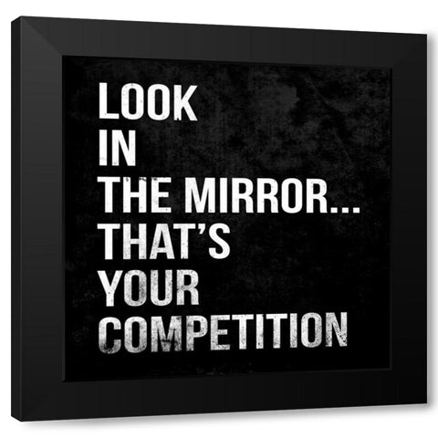 The Mirror 1 Black Modern Wood Framed Art Print by Grey, Jace