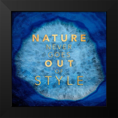 Nature Style Black Modern Wood Framed Art Print by Grey, Jace