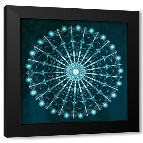 Hypnotize Black Modern Wood Framed Art Print with Double Matting by Grey, Jace
