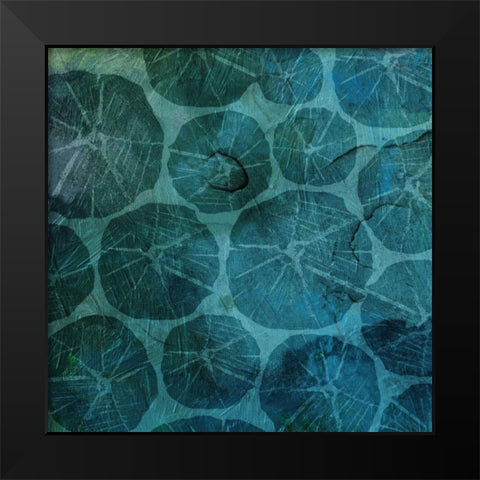Sea Galaxy Black Modern Wood Framed Art Print by Grey, Jace