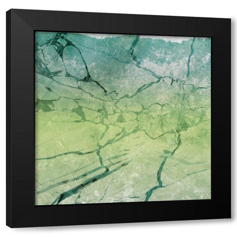 Marble Soft Sea Black Modern Wood Framed Art Print by Grey, Jace