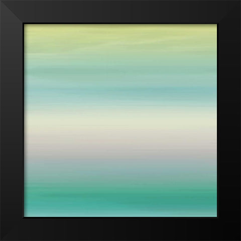 Calm Sea Black Modern Wood Framed Art Print by Grey, Jace